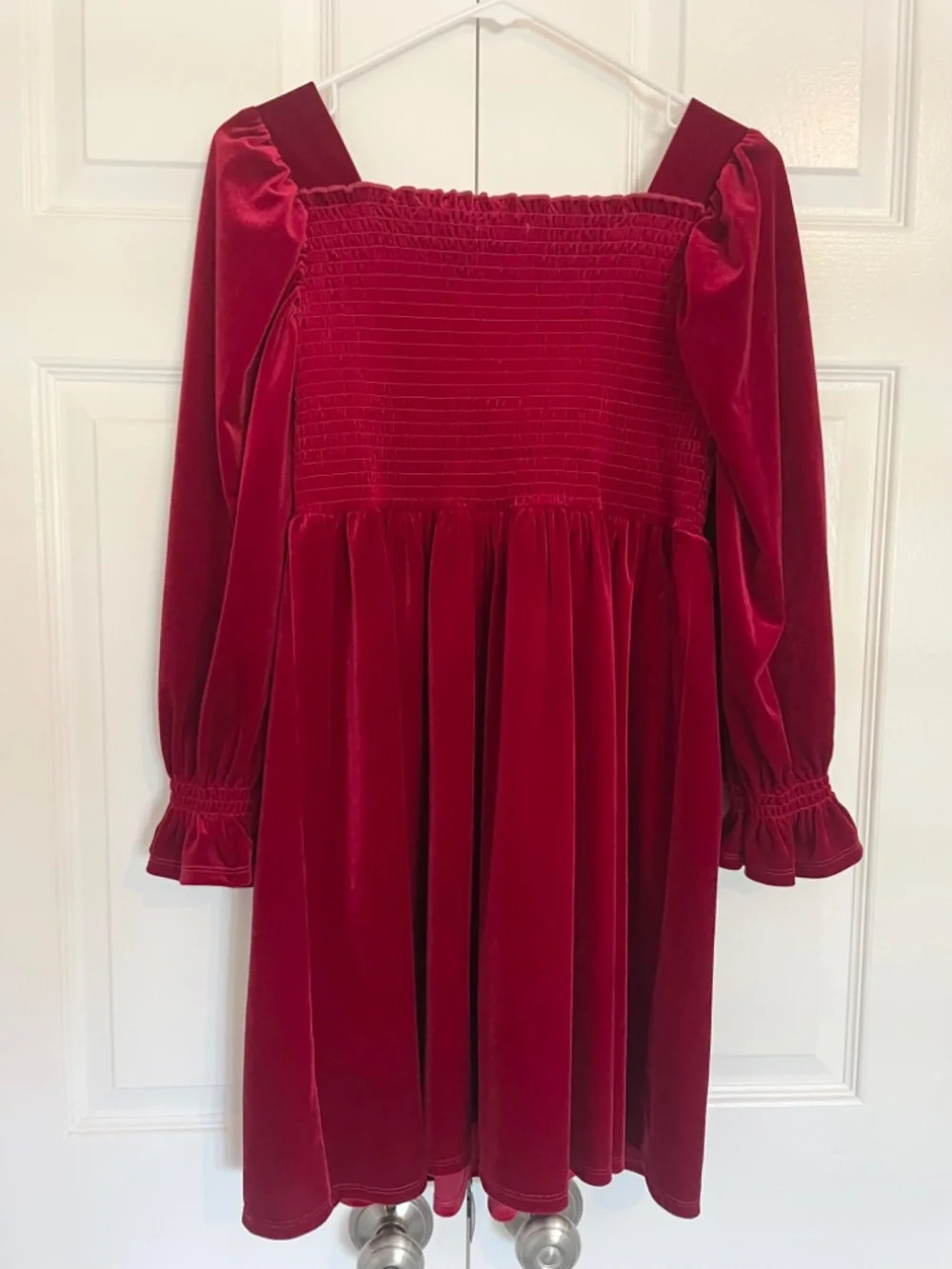 Nordstrom Bonnie Jean Velvet Smocked Dress
